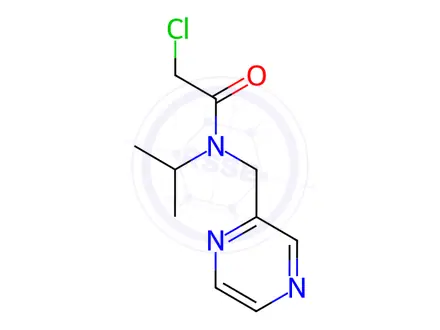Chemical structure of 2-Chloro-N-isopropyl-N-(pyrazin-2-ylmethyl)acetamide