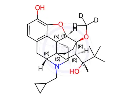 Chemical structure of Buprenorphine-d3 Hydrochloride