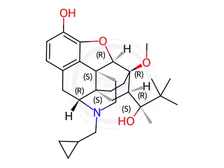 Chemical structure of Buprenorphine for system suitability (Y0001122)