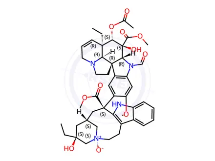 Chemical structure of Vincristine Sulfate Impurity 12