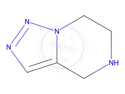 Chemical structure of 4,5,6,7-Tetrahydro-[1,2,3]triazolo[1,5-a]pyrazine dihydrochloride