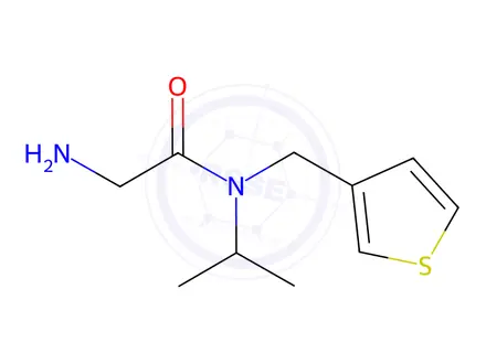 Chemical structure of 2-Amino-N-isopropyl-N-(thiophen-3-ylmethyl)acetamide