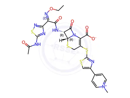 Chemical structure of Ceftaroline Impurity4