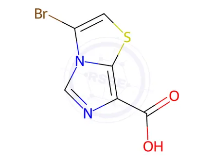 Chemical structure of 3-BroMoiMidazo[5,1-b]thiazole-7-carboxylic acid