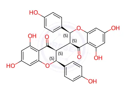 Chemical structure of Neochamaejasmine A