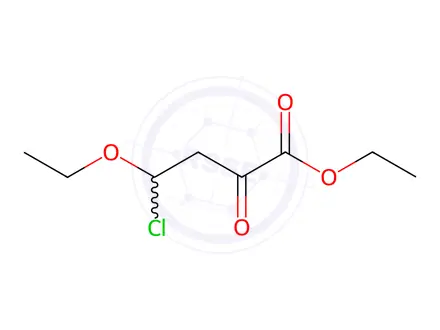Chemical structure of Butanoic acid, 4-chloro-4-ethoxy-2-oxo-, ethyl ester