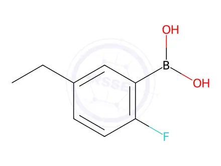 Chemical structure of (5-Ethyl-2-fluorophenyl)boronic acid