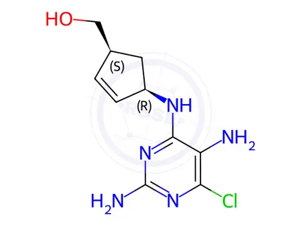 Chemical structure of Abacavir Impurity 16