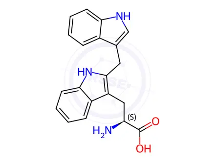 Chemical structure of Tryptophan EP Impurity K