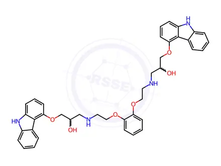 Chemical structure of Carvedilol Impurity 20