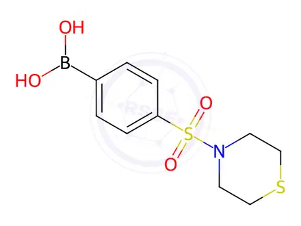 Chemical structure of (4-(Thiomorpholinosulfonyl)phenyl)boronic Acid