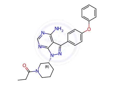 Chemical structure of Ibrutinib Impurity 4