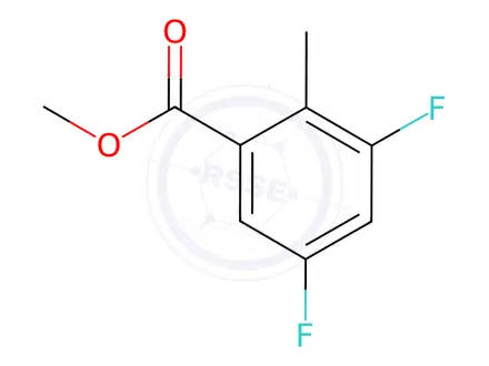 Chemical structure of Methyl 3,5-difluoro-2-methylbenzoate