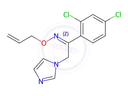 Chemical structure of (Z)-[1-(2,4-Dichlorophenyl)-2-(1h-imidazol-1-yl)ethylidene](prop-2-en-1-yloxy)amine