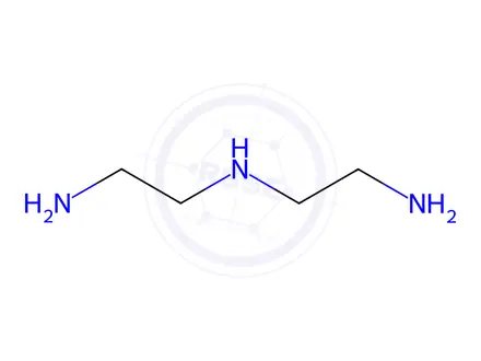 Chemical structure of Diethylenetriamine