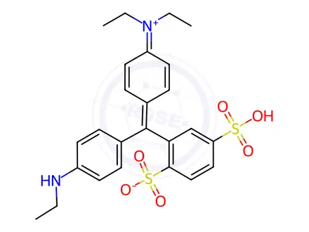 Chemical structure of Isosulfan Blue Impurity 3
