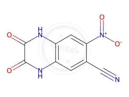 Chemical structure of cnqx