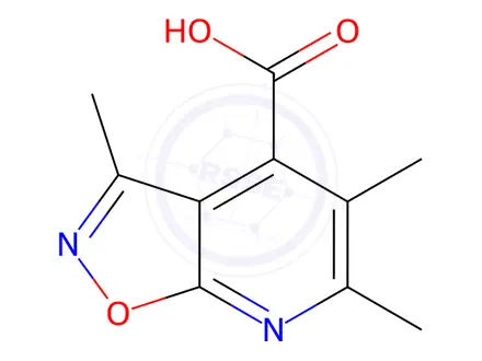 Chemical structure of 3,5,6-Trimethylisoxazolo[5,4-b]pyridine-4-carboxylic acid