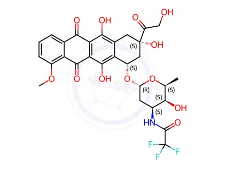 Chemical structure of Doxorubicin Hydrochloride Impurity 30