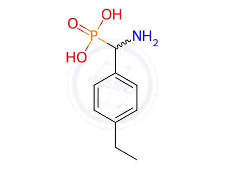 Chemical structure of Phosphonic acid, [amino(4-ethylphenyl)methyl]-(9CI)