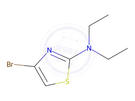 Chemical structure of 4-Bromo-N,N-diethylthiazol-2-amine