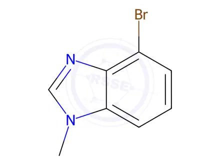 Chemical structure of 4-Bromo-1-methyl-1H-1,3-benzodiazole
