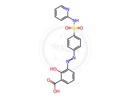 Chemical structure of Sulfasalazine Impurity F