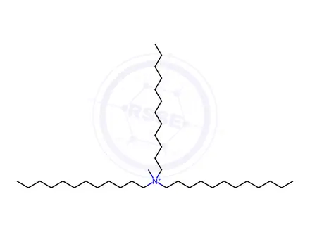 Chemical structure of METHYLTRIDODECYLAMMONIUM NITRATE
