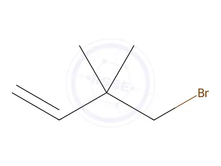 Chemical structure of 4-Bromo-3,3-dimethylbut-1-ene