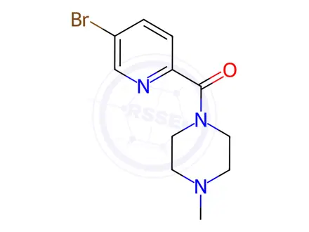 Chemical structure of (5-Bromopyridin-2-yl)(4-methylpiperazin-1-yl)methanone