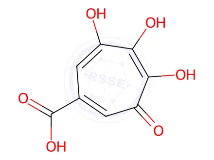 Chemical structure of Puberulic Acid