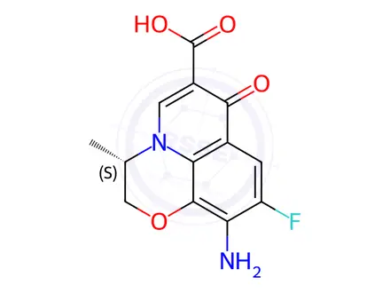 Chemical structure of Levofloxacin Impurity 51