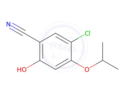Chemical structure of 5-Chloro-2-hydroxy-4-isopropoxybenzonitrile