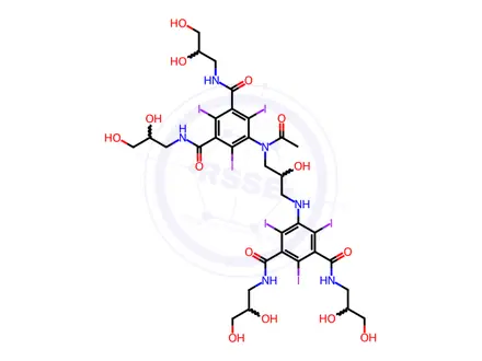 Chemical structure of Iodixanol EP Impurity C