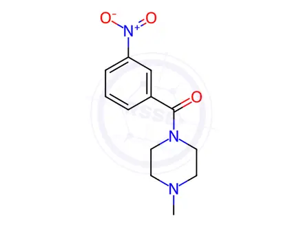 Chemical structure of (4-Methylpiperazin-1-yl)(3-nitrophenyl)methanone
