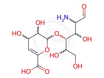 Chemical structure of Heparin Sodium Impurity 5 (Heparin Disaccharide IV-H)
