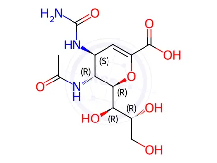 Chemical structure of Zanamivir EP Impurity D