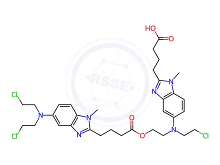 Chemical structure of Bendamustine Impurity C