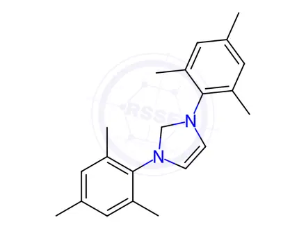 Chemical structure of 1,3-Dimesityl-1H-imidazol-3-ium