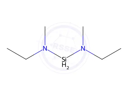 Chemical structure of N,N'-diethyl-N,N'-dimethylsilanediamine