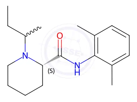 Chemical structure of Bupivacaine Impurity 1