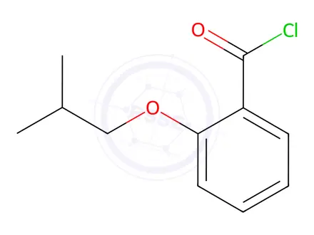 Chemical structure of Benzoyl chloride, 2-(2-methylpropoxy)-(9CI)