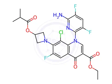 Chemical structure of Delafloxacin Meglumine Impurity 44