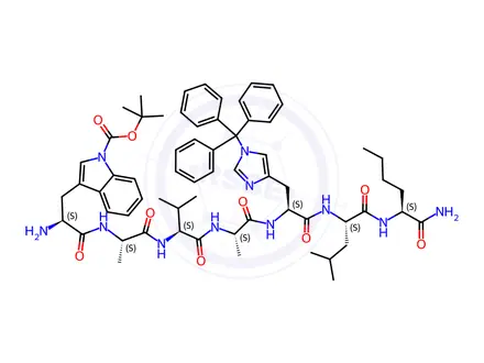Chemical structure of 2-TERT-BUTOXYCARBONYLAMINO-4,4,4-TRIFLUORO-3-METHYL-BUTYRIC ACID