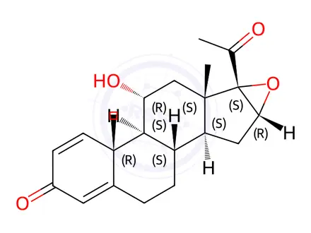 Chemical structure of Prednisolone Impurity 75