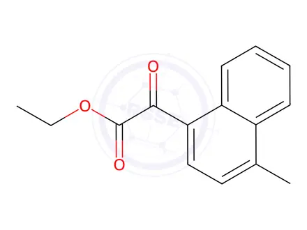 Chemical structure of Ethyl 4-methyl-1-naphthoylformate