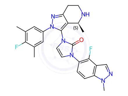 Chemical structure of Orforglipron Impurity 18