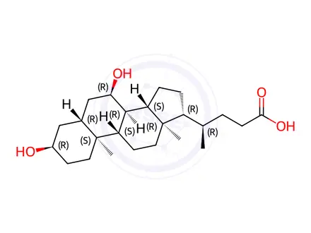 Chemical structure of Chenodeoxycholic Acid Impurity 3