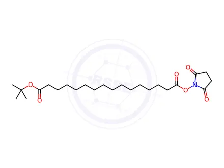 Chemical structure of Hexadecanedioic Acid Impurity 1