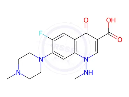 Chemical structure of Amifloxacin